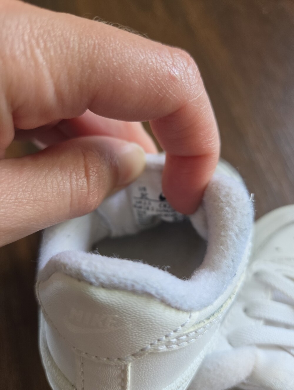 Nike Air Force 1 Crib Shoes – Triple White Size 3C Baby Unisex Boy Girl - Picture 8 of 9